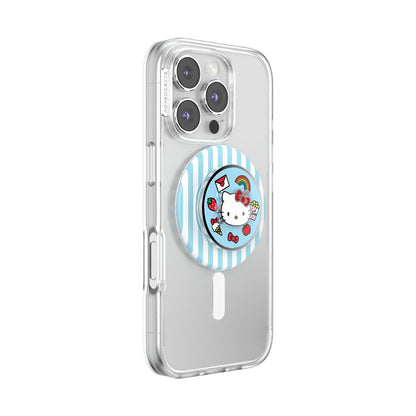 PopSockets - Empuñadura para teléfono MagSafe, Soporte magnético, golosinas | Extraíble, para Kindle, Android, iPhone, con imán, Hello Kitty, Sanrio, Kuromi, teléfono y mujer