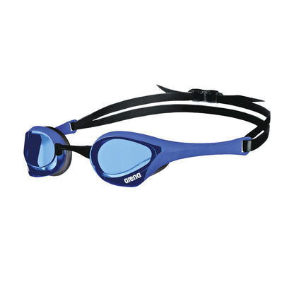 Arena Cobra Ultra Goggles de Natación de Competencia Swipe - Azul - Azul - Negro - Deslizar sin espejo