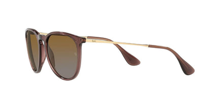 Lentes oscuros RB4171 Erika anteojos de sol redondas, RAY-BAN, Mujer, Black/Gold Mirror, 54 mm