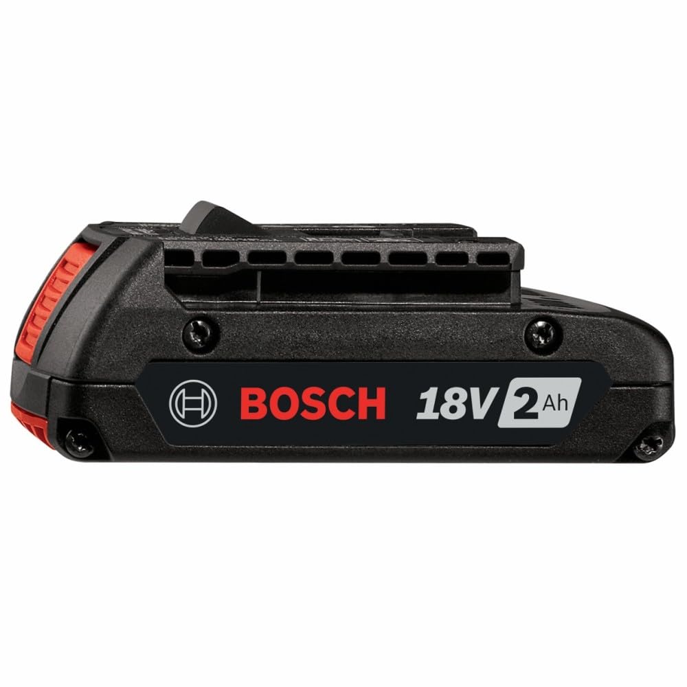 BOSCH BAT612-2PK Baterías de alimentación estándar de iones de litio de 18 V, 2 Ah