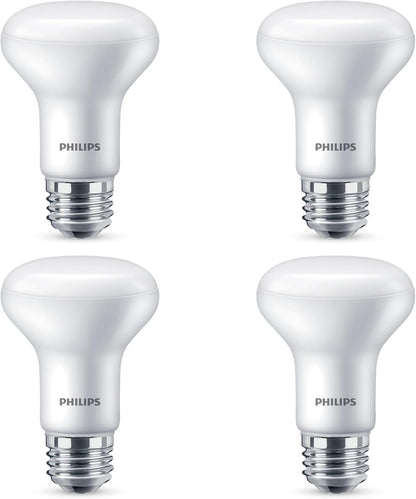 Philips Bombillas LED de 45 W R20, 4 unidades, ultra definición, color blanco suave (2700 K), 450 lúmenes (5,5 W = 45 W) regulables, sin parpadeo