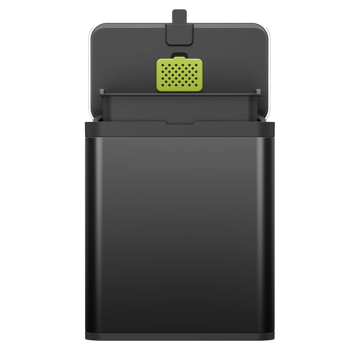 EKO - cubeta de compostaje de cocina, acero inoxidable de 7 litros/1.85 galones con cubeta interior extraíble y compartimento desodorante, contenedor de compostaje de encimera 2 en 1 con tapa, carrito