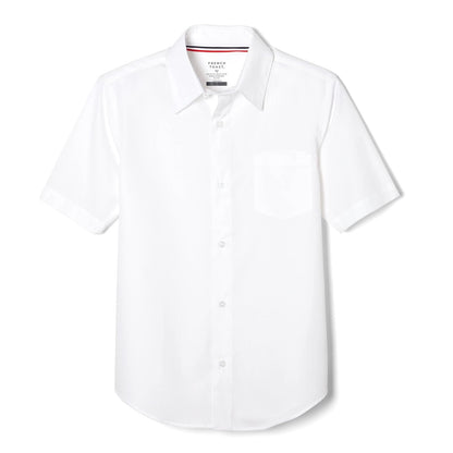 French Toast Boys' Short Sleeve Poplin Dress Shirt