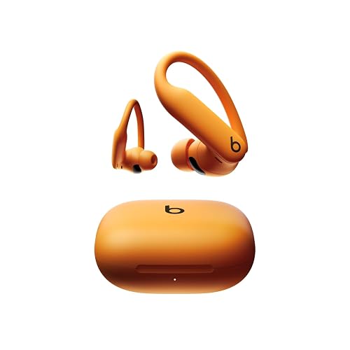 Beats Powerbeats Pro 2 Bluetooth Audífonos inalámbricos- cancelación de Ruido, IPX4, hasta 45 Horas de batería con el Estuche de Carga, compatibles con Apple y Android - Naranja eléctrico