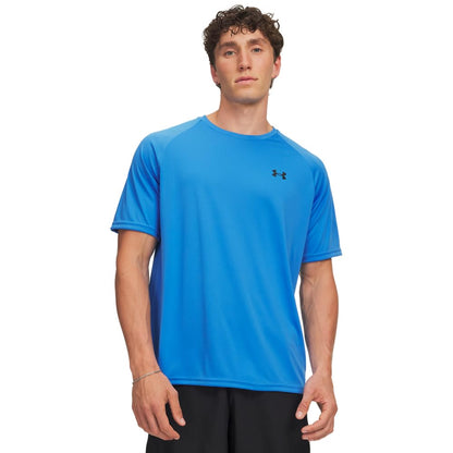 Under Armour Playera de Entrenamiento Cuello V para Hombre - M - (402) Blue Atlantis - Black