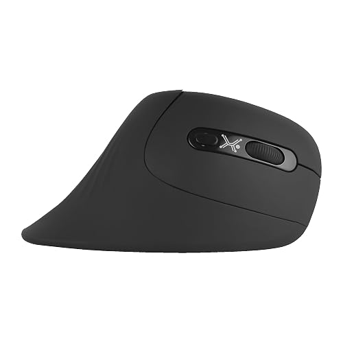 Perfect Choice Mouse Inalámbrico Diseño Vertical (Negro)
