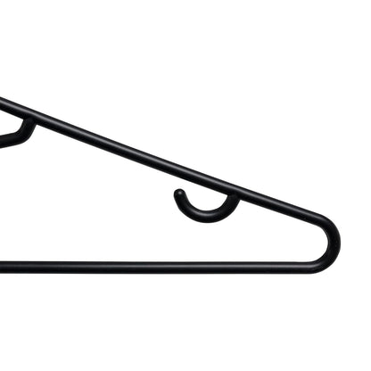 Honey-Can-Do HNG-01520 Recycled Plastic Hangers, Black, 15-Pack