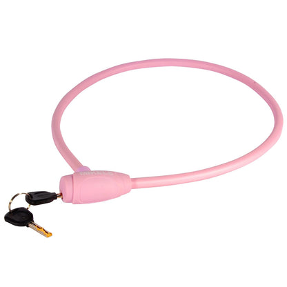 MIKEL´S - Mikel's C-121R Cable Candado con Llaves, Color Rosa, 1 mt