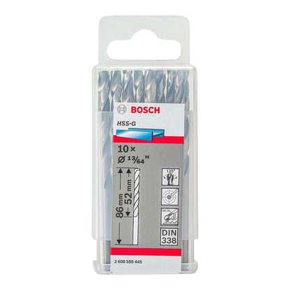 Bosch 2608585445 Brocas Metal HSS-G