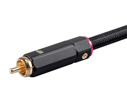 Monoprice Onix Series Digital Coaxial Audio/Video RCA Subwoofer CL2 Rated Cable, RG-6/U 75-ohm 12ft