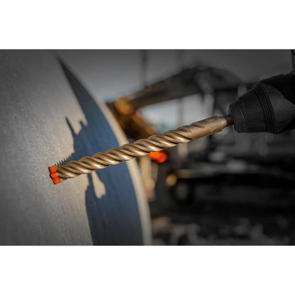 Diablo Rebar Demon SDS-Plus - Broca de martillo de cabeza de carburo completa de 4 cortadores para hormigón y materiales reforzados, 5/8 pulgadas de diámetro, 8 pulgadas de longitud, 6 pulgadas de