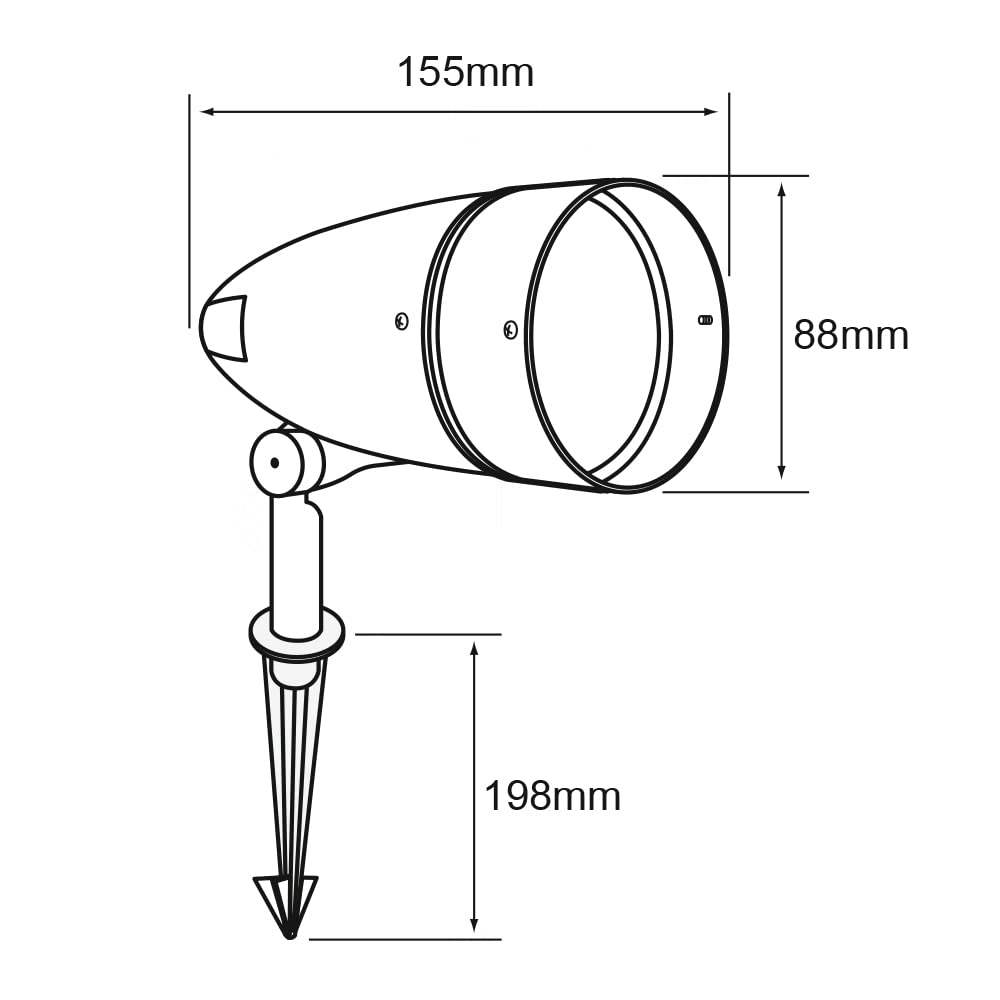 Tecnolite H-780/CF Luminario Proyector Conico