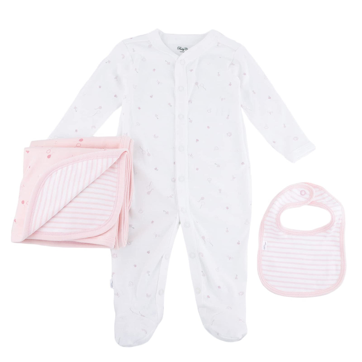 Baby Creysi Set 3 Piezas con Sábana Conjunto Bebé-Niñas
