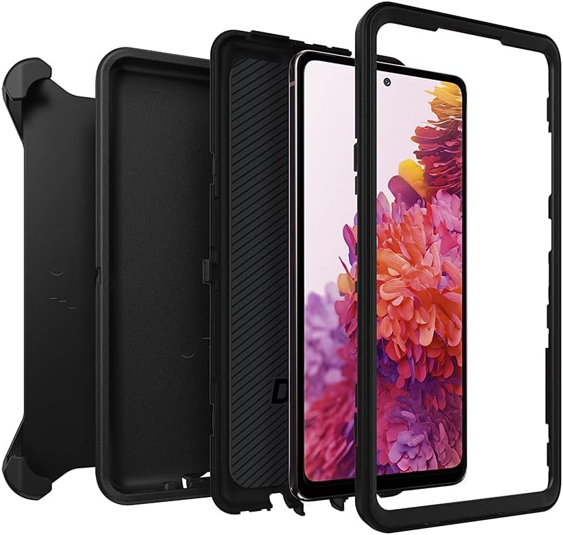 Otterbox - Funda para Samsung Galaxy S20 FE 5G (Solo FE, no Compatible con Otros Modelos de Galaxy S20), Color Negro, Resistente y Duradero, con protección de Puerto, Incluye Soporte de Clip de Funda