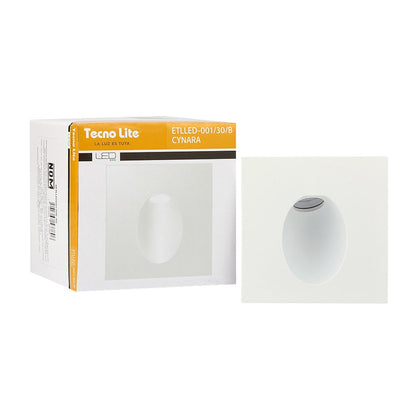 Tecnolite - Lámpara Interior Luz de cortesía para Pared, LED Integrado con 3 Watts de Potencia, Luz Cálida Brillante. Iluminación Interior