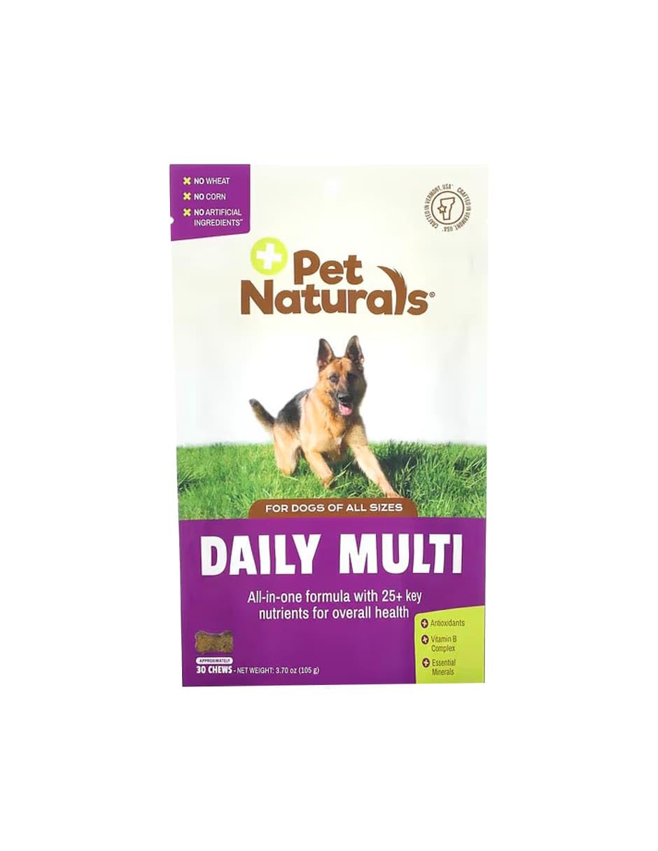 Pet Naturals Daily Multi Vitaminas para Perros, Apoyo Nutricional Completo para Su Salud