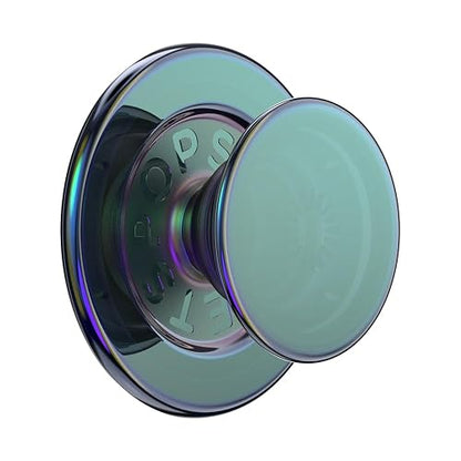 PopSockets - Empuñadura para teléfono MagSafe con Soporte, Soporte magnético, Parte Superior Intercambiable, sujeción Segura para iPhone MagSafe, teléfono y Tablet, visualización Nocturna