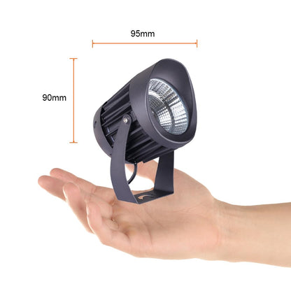 Tecnolite Lampara Sobreponer en piso exterior Estaca Negro 10W 10HLED762MV30N