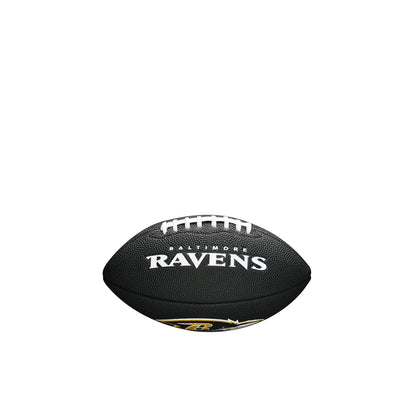 Wilson NFL Team Alliance Mini Balón de Fútbol Americano - Los cuervos de Baltimore - Mini - Negro