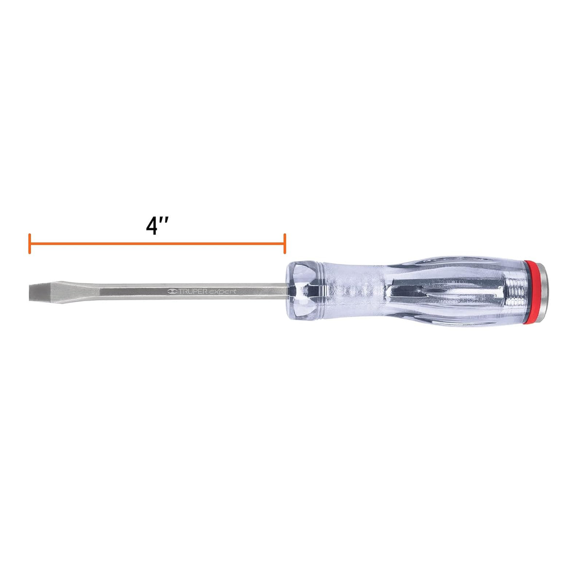 Truper GO-1/4X4P, Desarmador de golpe, 1/4X4", plano