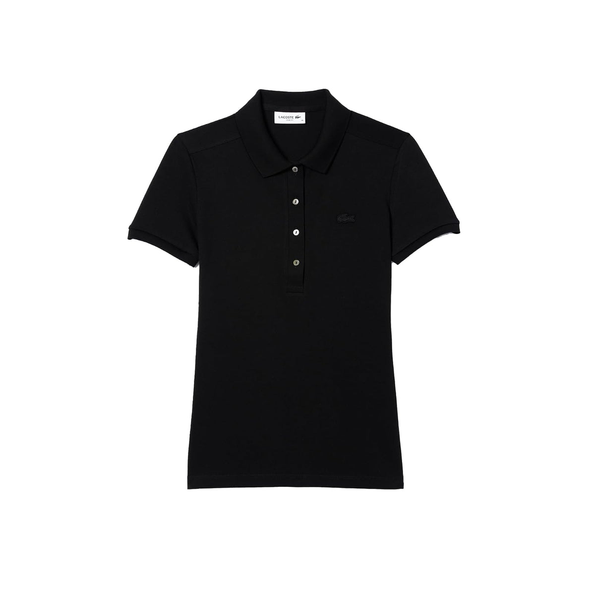 Lacoste Polo manga corta stretch Botones para Mujer