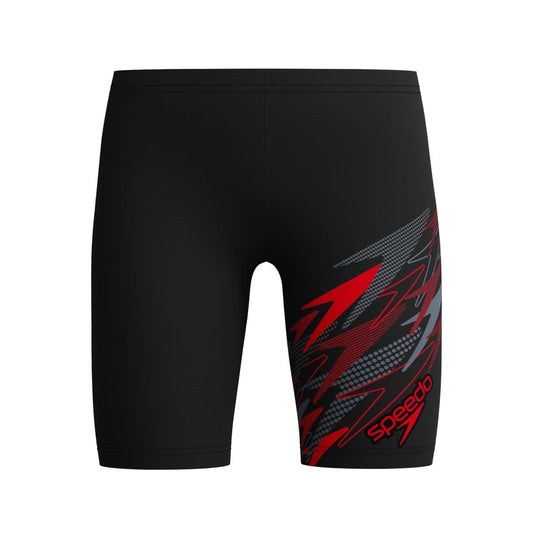 Speedo Medley Logo Jammer BLK/Red Jammer Niños