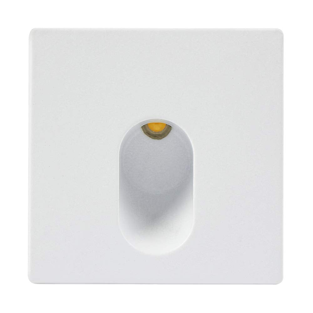 Tecnolite Lámpara LED Empotrado, Lámpara LED Empotrable, 1 W, Luz Cálida 3 000 k, Color Blanco, Downlight