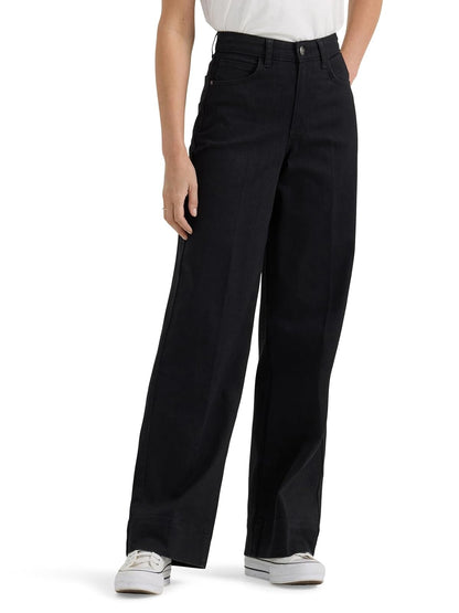 Lee Jeans de Talle Alto para Mujer - 10 - Negro -