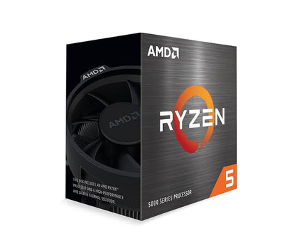 AMD Procesador Ryzen 5 5500-6 Núcleos - Socket-AM4-3.60GHz - 16MB L3 Cache (100-100000457BOX)