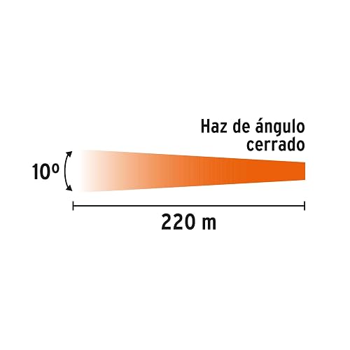 Truper LILE-11T, Linterna plástica de LED 350 lúmenes, recargable