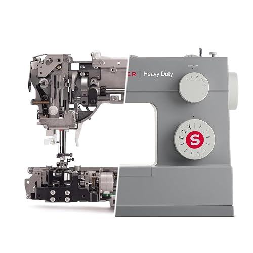 SINGER 4423 - Máquina de coser, color gris | 1100 Spm, marco de metal resistente, ojal de 1 paso, enhebrador de aguja integrado