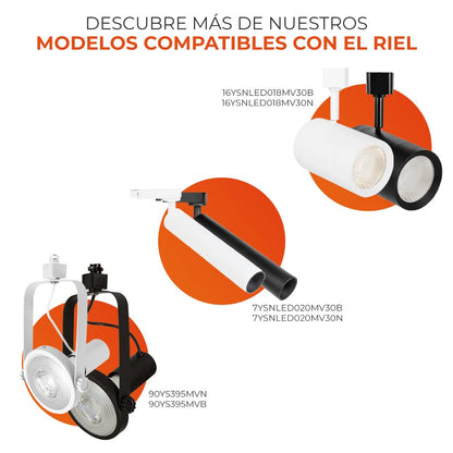 Tecnolite Lámpara de Techo Industrial PTL-2070/S, Base E27, Satinado