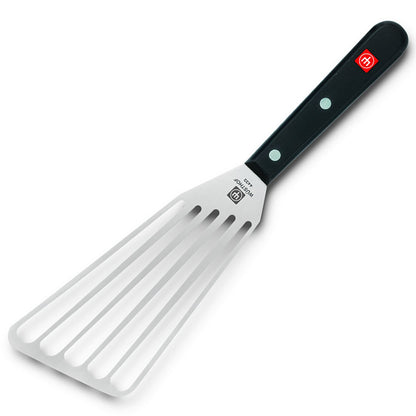 WÜSTHOF Gourmet - Espátula Ranurada Offset 6" (16 cm), Espátula para Cocina y Repostería, Espátula Profesional de Acero Alemán, Ideal para Voltear y Servir