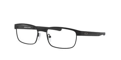 Oakley OX5132 - anteojos de sol para hombre (superficie cuadrada, titanio, lentes graduadas no polarizadas, 52 mm), color negro mate
