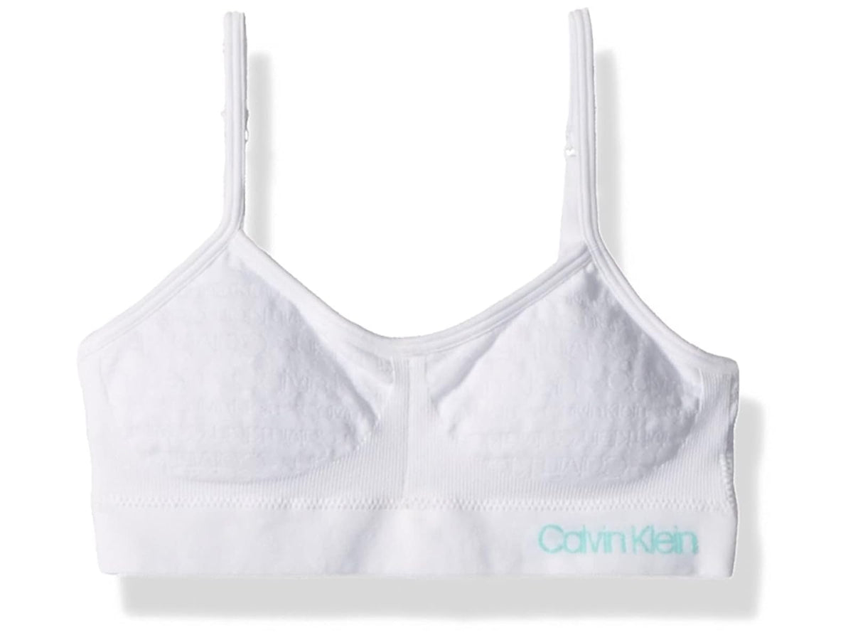 Calvin Klein - Brasier Corto Suave sin Costuras para niña