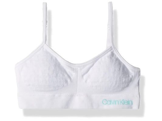 Calvin Klein - Brasier Corto Suave sin Costuras para niña