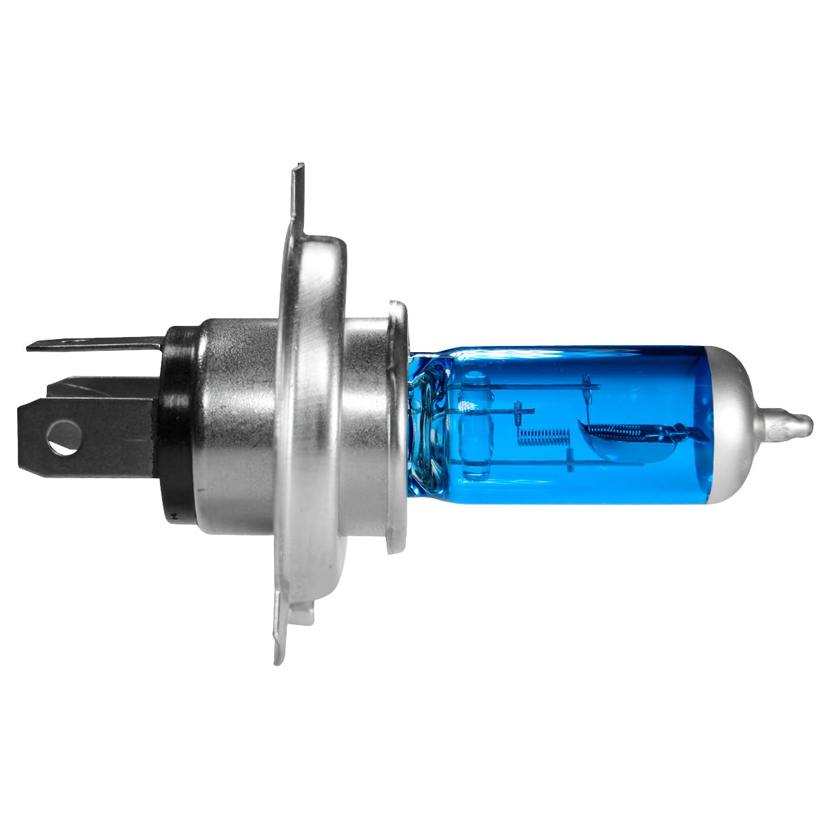 Foco Halogeno H4 / 9003 Azul 12V 60/55W 1Pz P43T 3 Picos Qbh Star H4