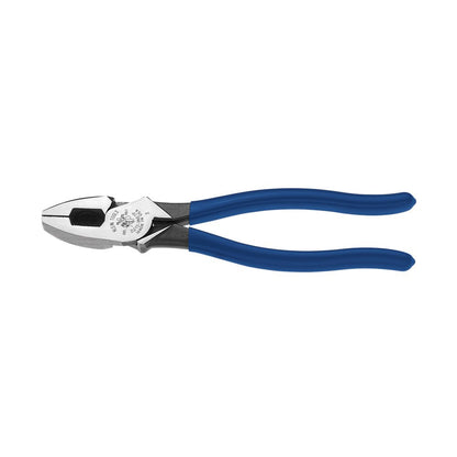 Klein Tools D213-9NETP Pinza de Electricista Alta Palanca con Jalaguía, Cabeza Inglesa, 9"