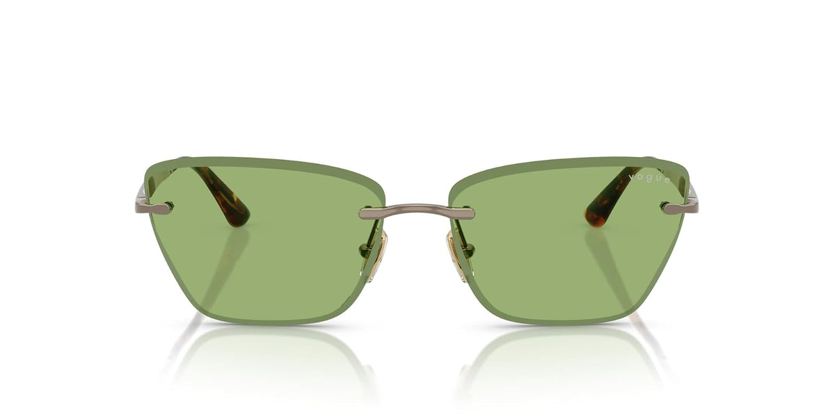 Vogue Vo4332s Gafas Mujer - 59 mm - verde, marrón claro (Light Brown - Green)