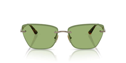 Vogue Vo4332s Gafas Mujer - 59 mm - verde, marrón claro (Light Brown - Green)