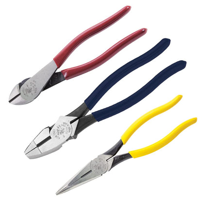 Klein Tools Pinzas de Corte Diagonal de Alta Palanca - 8-Inch - Juego de herramientas