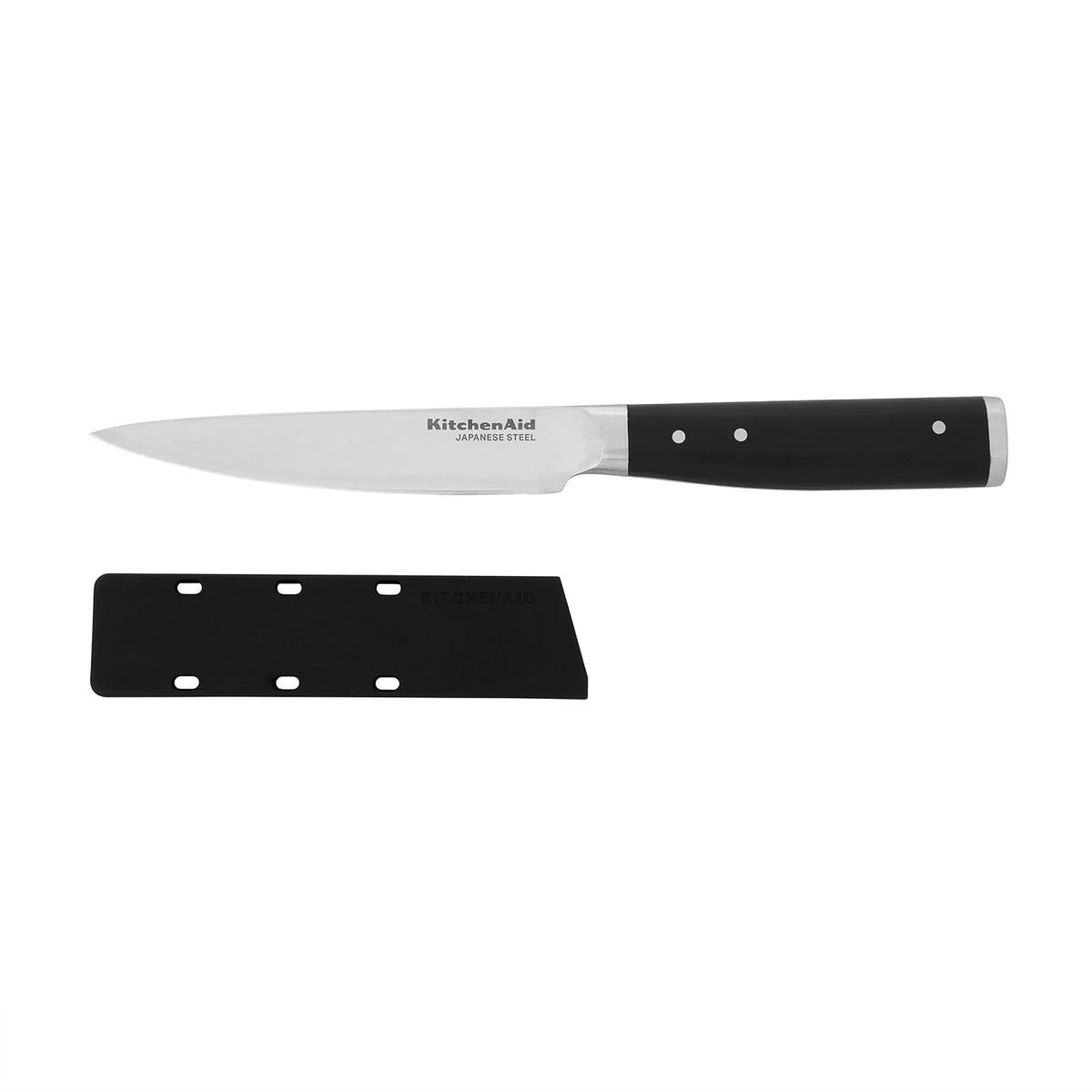 KitchenAid Gourmet Cuchillo de Cocina de Uso General, 11 cm, Acero Japonés de Alto Carbono