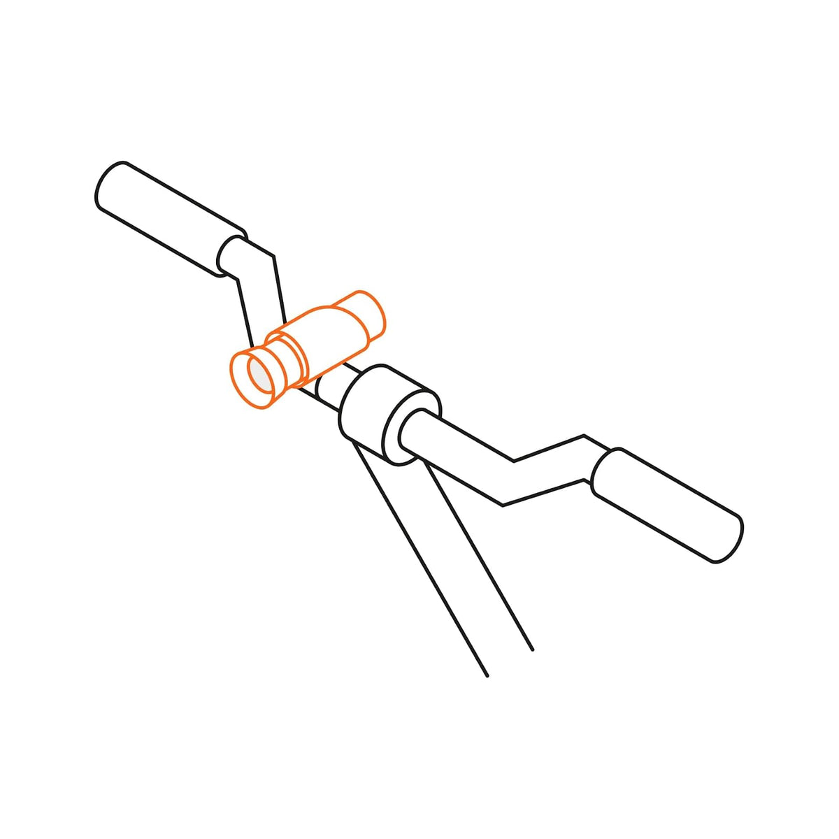 Truper LIBI-100D, Linterna para bicicleta, 100 lúmenes, delantera