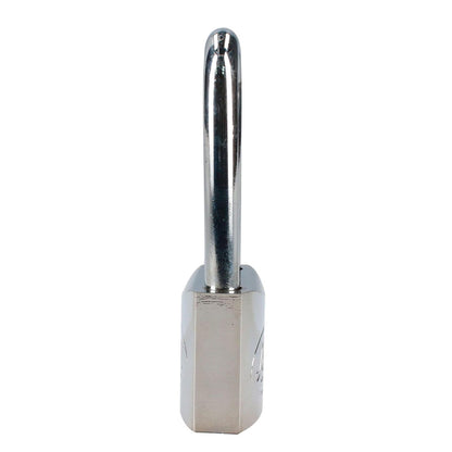 Lock L22L40DCSB Candado de Acero Largo Llave de Discos, Cromo Satinado, 40 mm