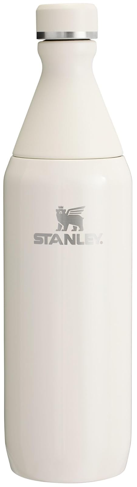 Stanley All Day Botella Delgada Aislada, 20 oz - Crema - 20 onzas