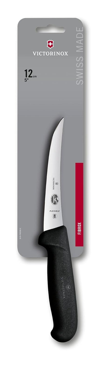 Victorinox Cuchillo para Deshuesar, Fibrox, Negro, 12 cm