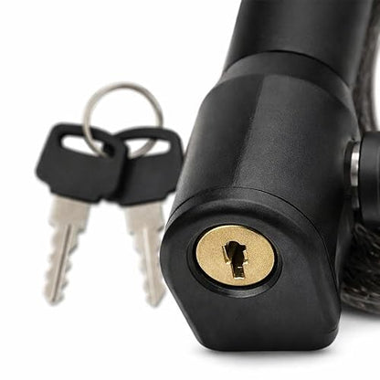 MIKEL´S C-1690 Cable Candado Flexible Llave Seguridad 90 cm