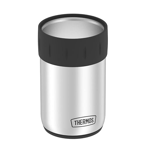 Thermos Stainless Steel Beverage Can Insulator for 12 Ounce Can, Gunmetal Gray