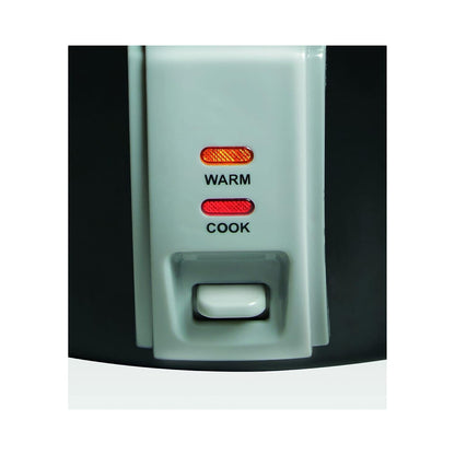 Hamilton Beach® Arrocera 30 Tazas, Cocina Arroz Perfecto y al Vapor, Tazón Antiadhente y Tapa de Vidrio