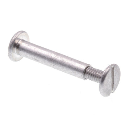 Prime-Line 9051753 - Postes y tornillos de encuadernación, cabeza de braguero, unidad ranurada, 3/16 pulgadas X 1 pulgada, aluminio (paquete de 25)